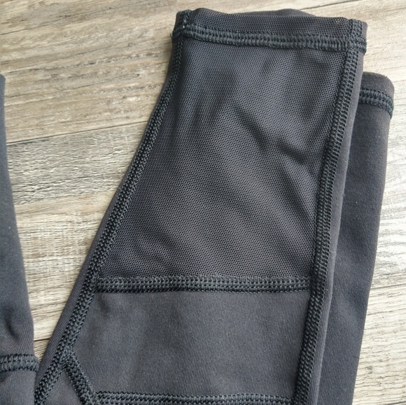 Lululemon Wunder Under Tech Mesh Black Leggings - Picture 9 of 16